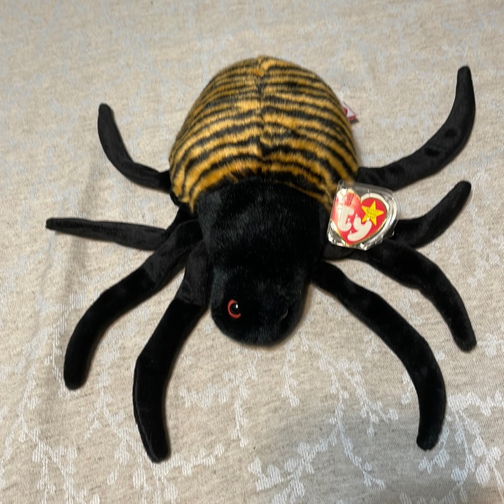 TY Beanie Baby Spinner the Spider vintage 1999 NWT collectible